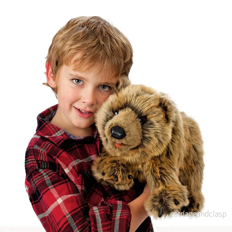 Folkmanis® Puppets - Grizzlybjörn Handdocka - Bild 3
