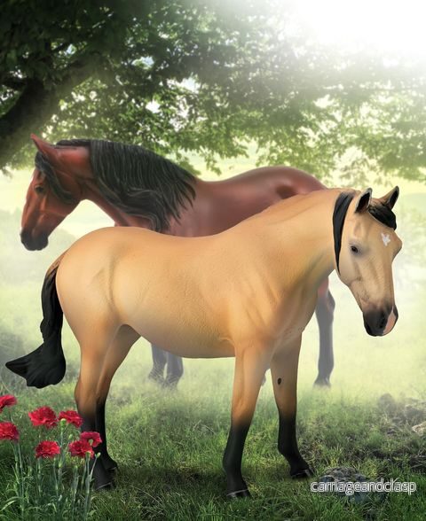 CollectA - Lusitano sto Buttermilk Buckskin - Deluxe Skala 1:12 - Bild 2