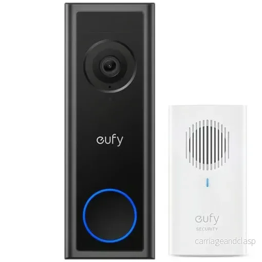 Eufy Smart Video-dörrklockset C30 Batteridrivet 1080P + Trådlös dörrklocka - Bild 2
