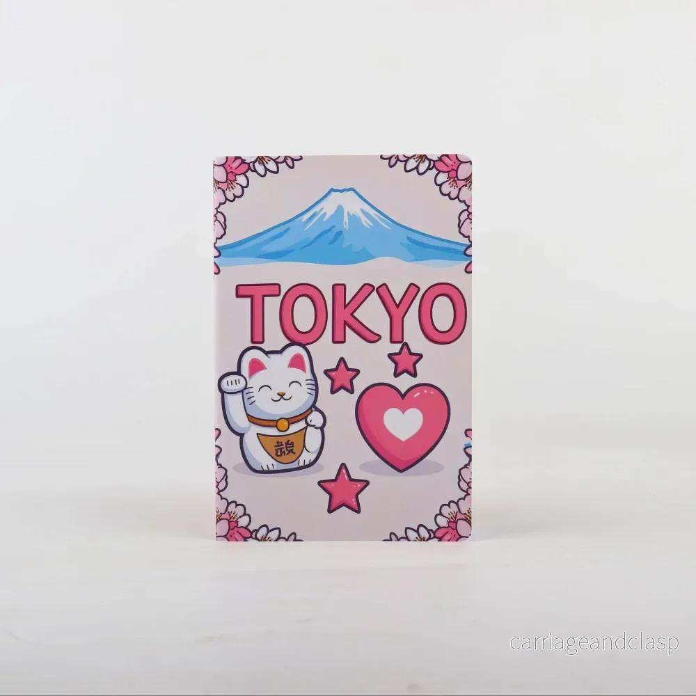 Kawaii Tokyo Anteckningsbok 14×21 cm – 80 vita sidor, 100 g papper Kawaii Tokyo Anteckningsbok 14×21 cm – 80 vita sidor, 100 g papper