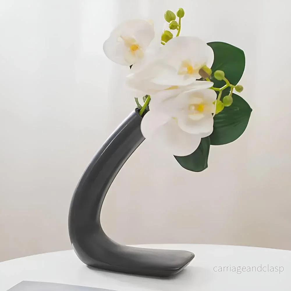 Graceful Bow Keramik Vas Set | Veska - Bild 2