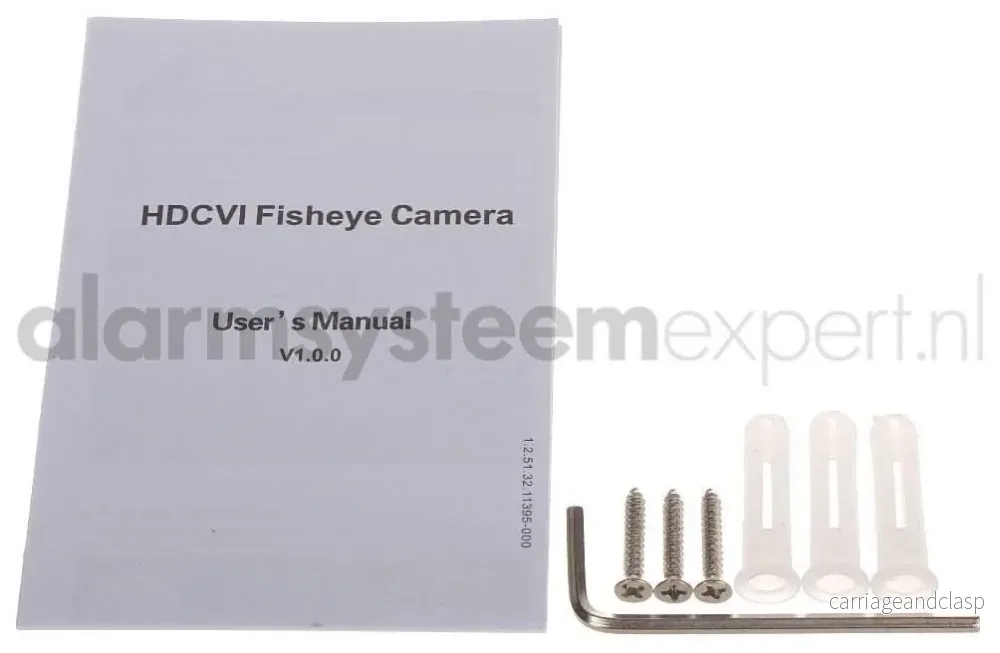 Dahua HAC-EW2501 5MP, HDCVI, WDR Fisheye-kamera, mikrofon - Bild 3