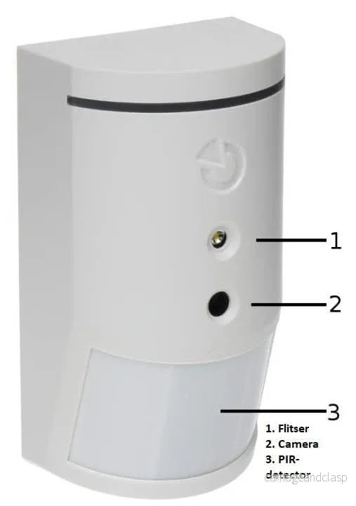 Jablotron JA-160PC Trådlös PIR-rörelsedetektor med inbyggd fotokamera - Bild 3