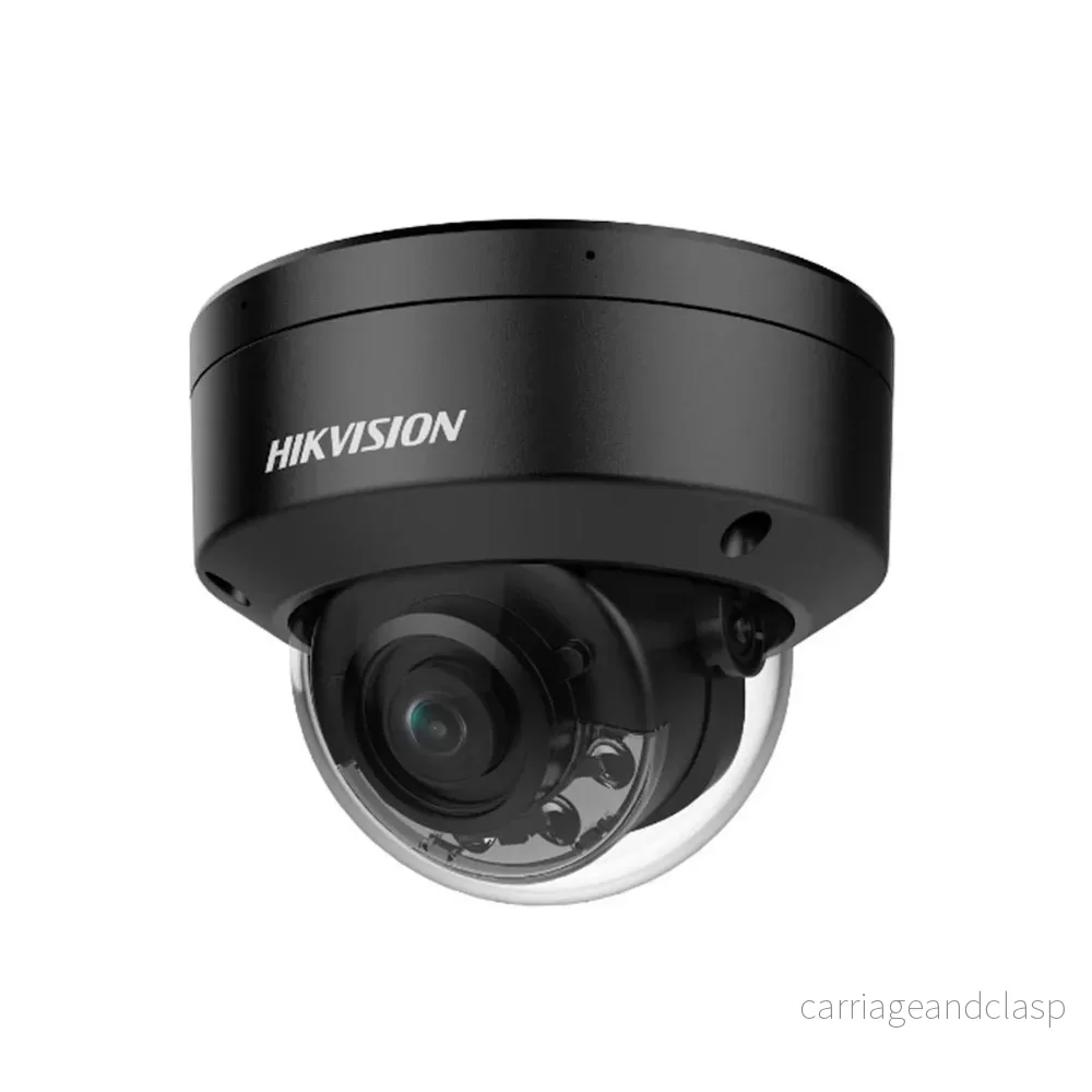 Hikvision DS-2CD2787G2HT-LIZS Svart 8MP 4K Smart Hybrid Light ColorVu Motoriserad Varifocal Dome