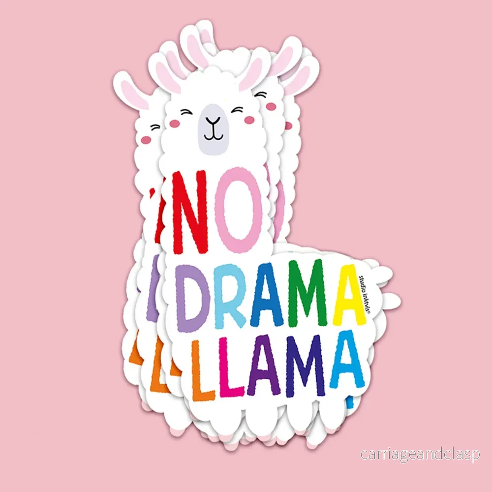Klistermärke No Drama Lama - Bild 3