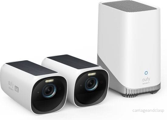 Eufy Eufycam 3 Duopack med 2 trådlösa 4K-kameror och Homebase 3