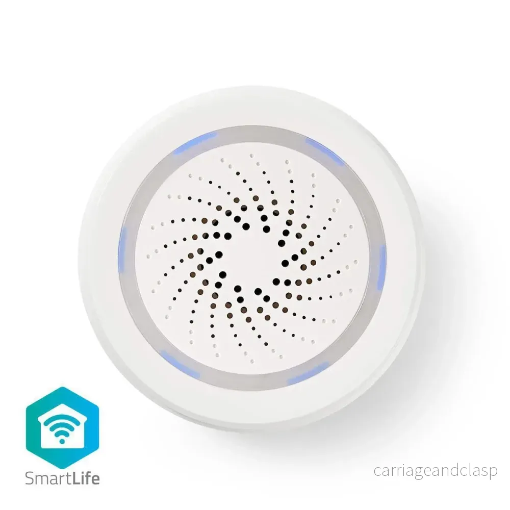Nedis Wi-Fi smart siren | Larm eller gong | 85 dB