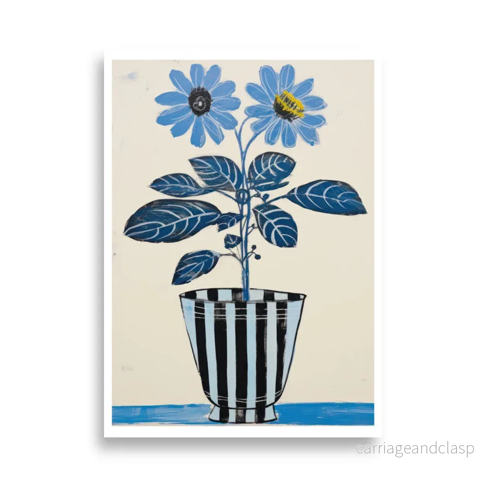 Blue Daisy | Veska - Bild 3