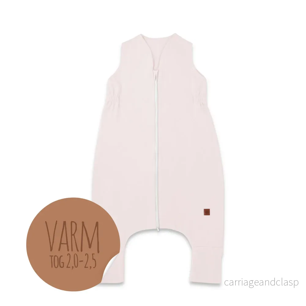 MimiNu Sovpåse med fötter, Powder Pink