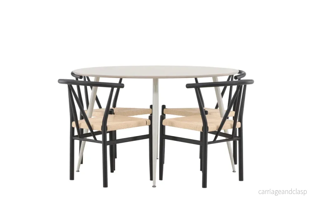 Alfons & Plaza Matgrupp Svart/Beige - Bild 3