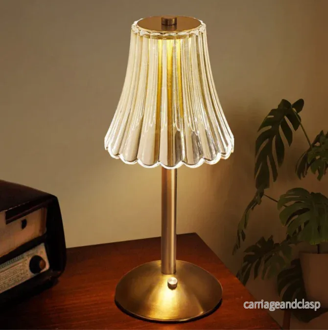 Uppladdningsbar USB LED Bordslampa i Retrodesign | Veska - Bild 3