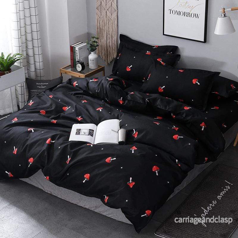 Svamptryck Duvet Set 3 delar | Veska - Bild 2