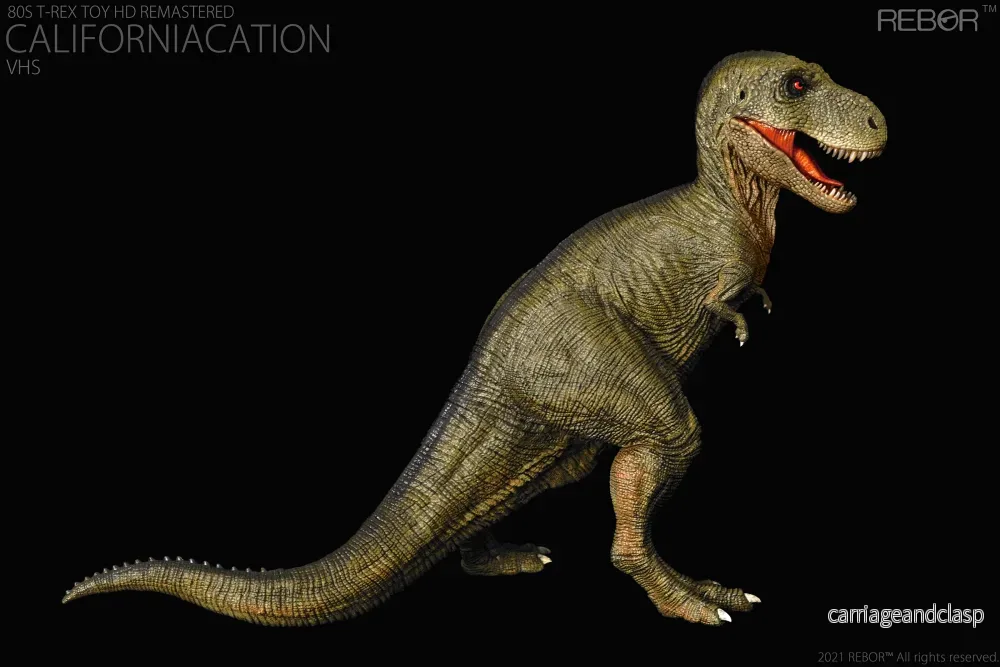 Rebor 1:35 80s T-REX Toy HD Remastered “Californiacation” VHS