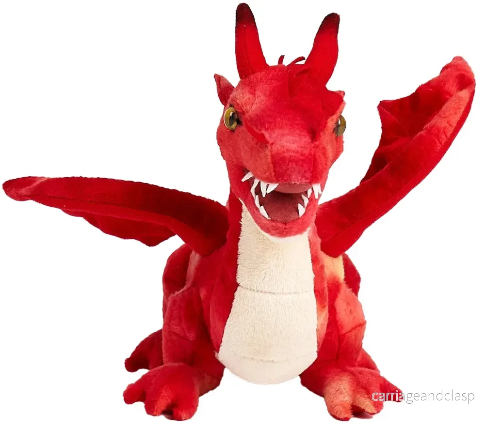 Uni Toys - Drake (Stor, Röd) Gosedjur - Bild 2