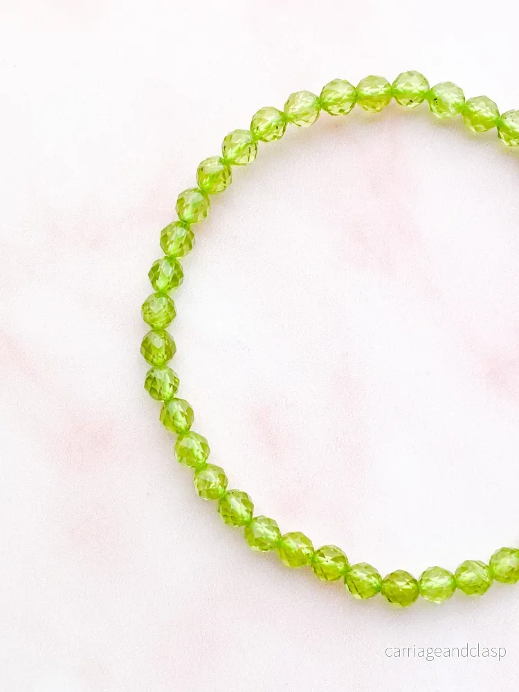 Peridot armband (fasett)
