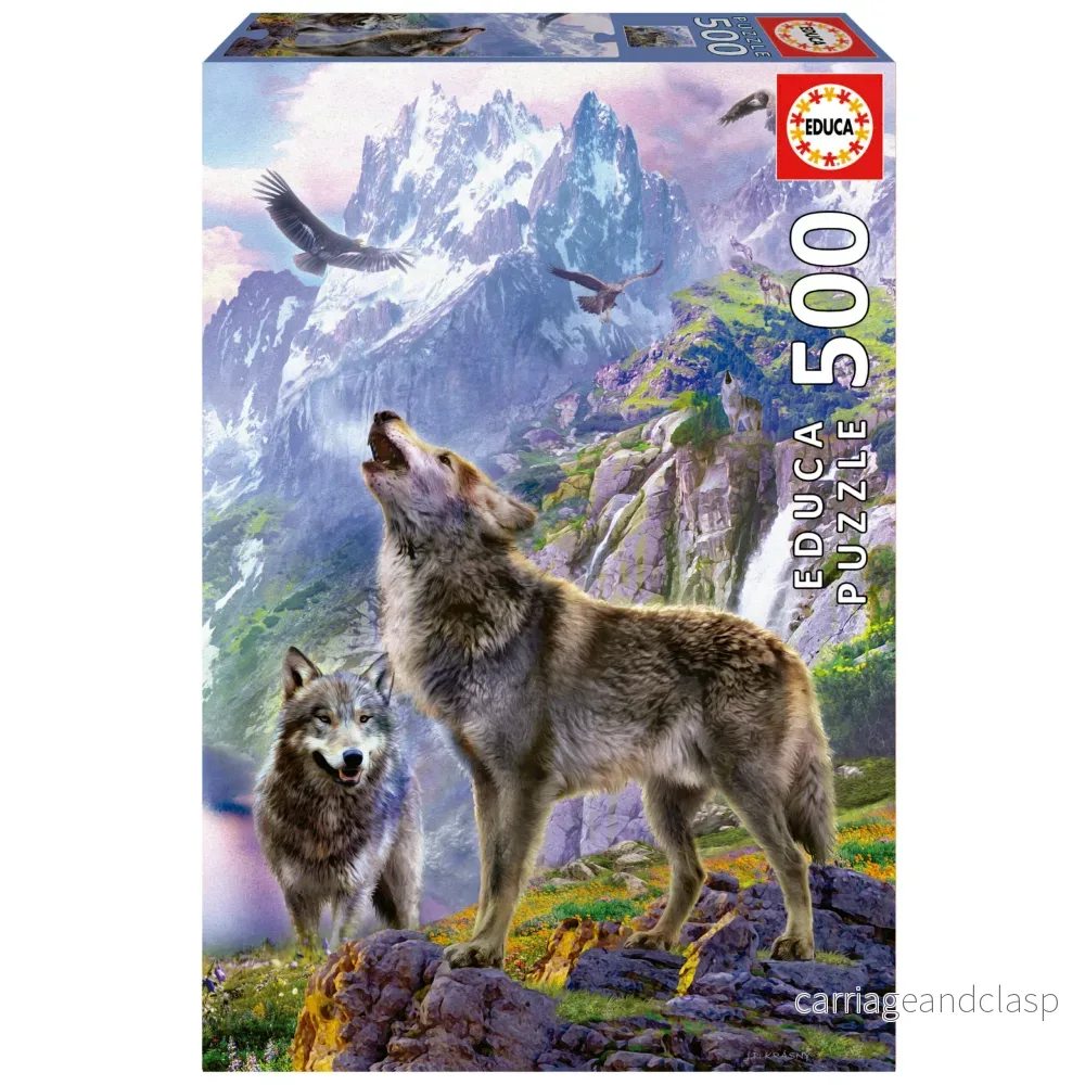 Educa® – 500 Wolves In The Rocks Educa® – 500 Wolves In The Rocks