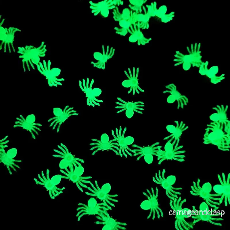 50Pcs Luminösa Glödande Spindlar Halloween Dekoration | Veska 50Pcs Luminösa Glödande Spindlar Halloween Dekoration | Veska