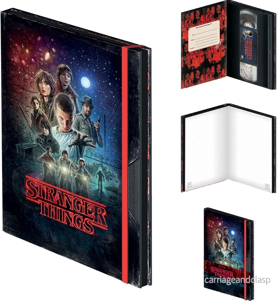 Stranger Things - VHS Säsong A5 Premium Anteckningsbok - Pyramid - Bild 2