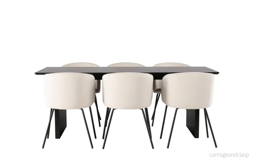 Berit & Vail Matgrupp Beige/Svart - Bild 2