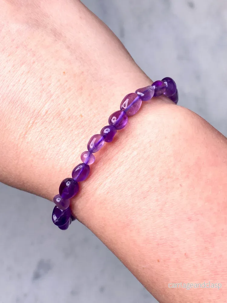 Ametist Nugget Armband - Bild 2