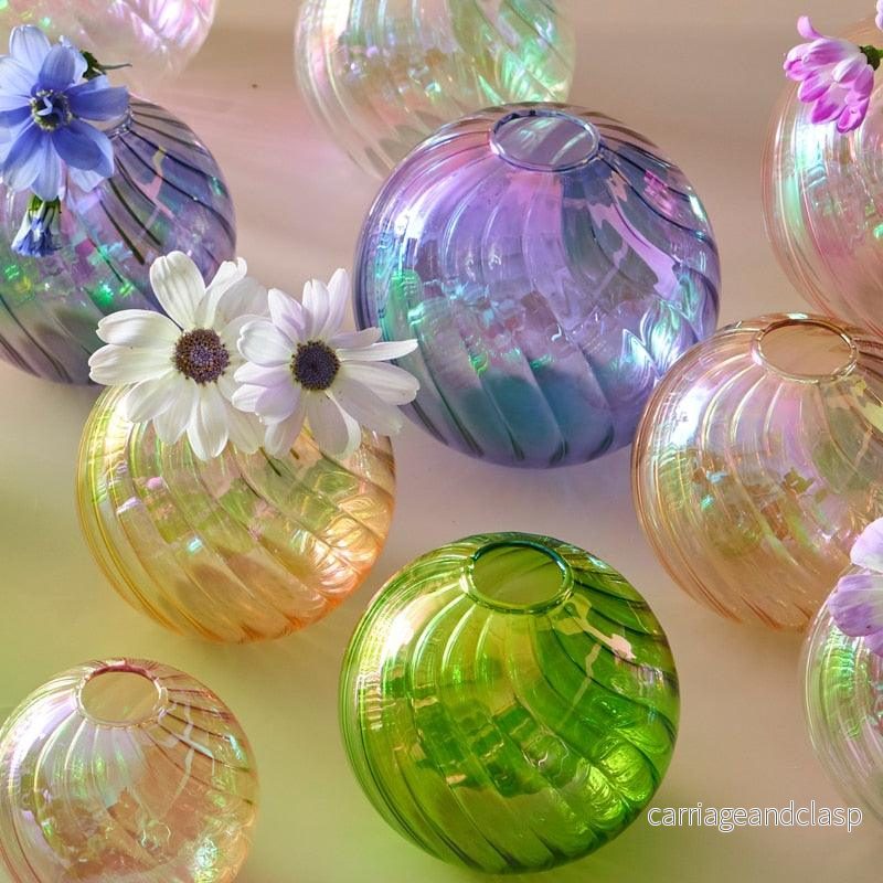 Iridescent Ball Flower Vase | Veska - Bild 2