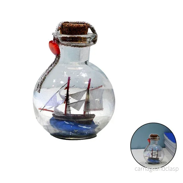 Kreativ Glasflaska Skepp | Veska Kreativ Glasflaska Skepp | Veska