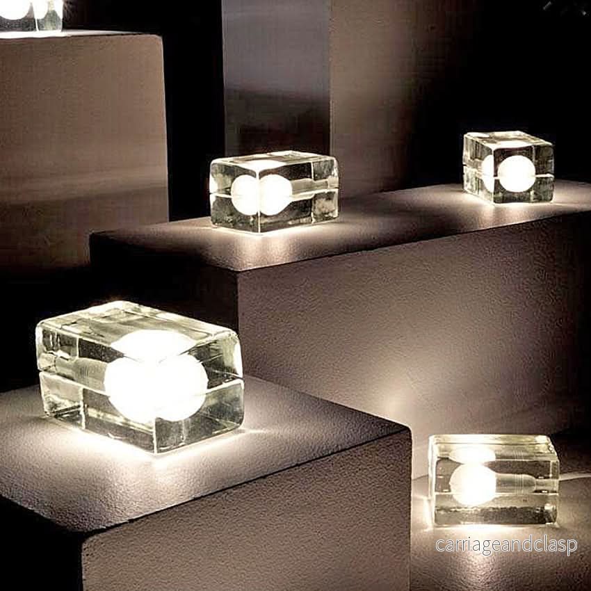 Glasblock bordslampa med G9-sockel | Veska - Bild 3