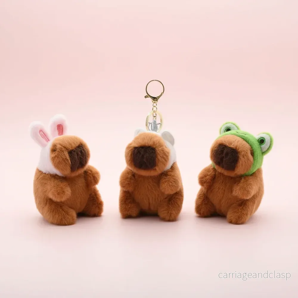 Söt Capybara Nyckelring – Kawaii Väskhänge för Anime & Djurälskare Söt Capybara Nyckelring – Kawaii Väskhänge för Anime & Djurälskare