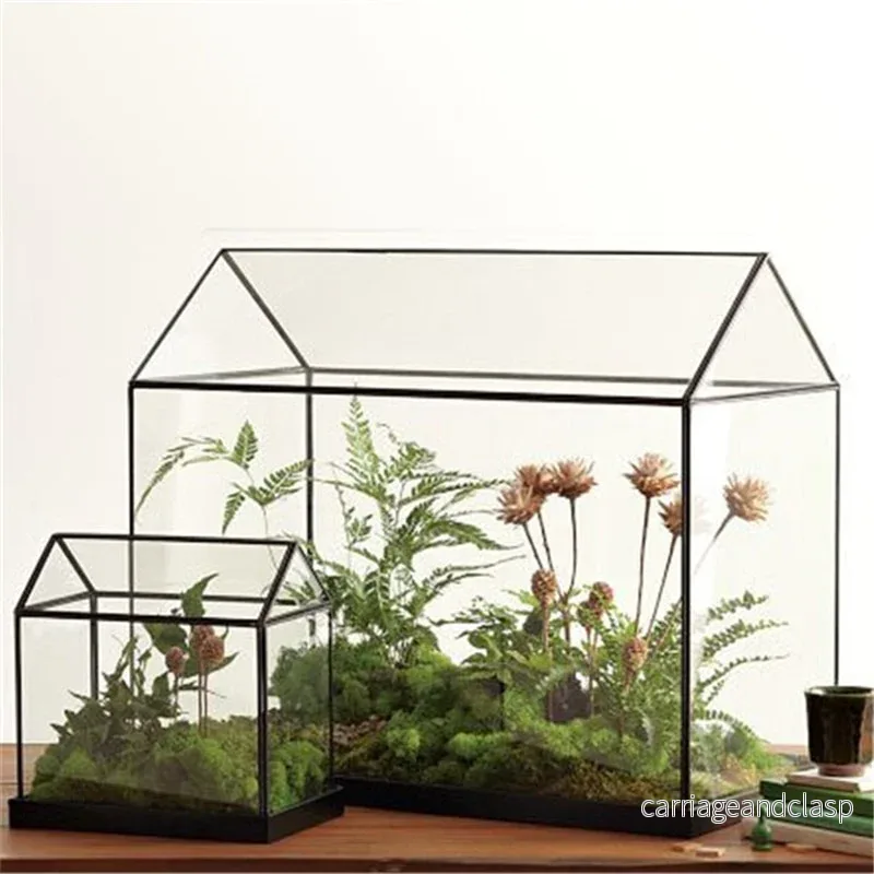 Mini Bordtop Hantverk Grönhus Terrarium | Veska Mini Bordtop Hantverk Grönhus Terrarium | Veska
