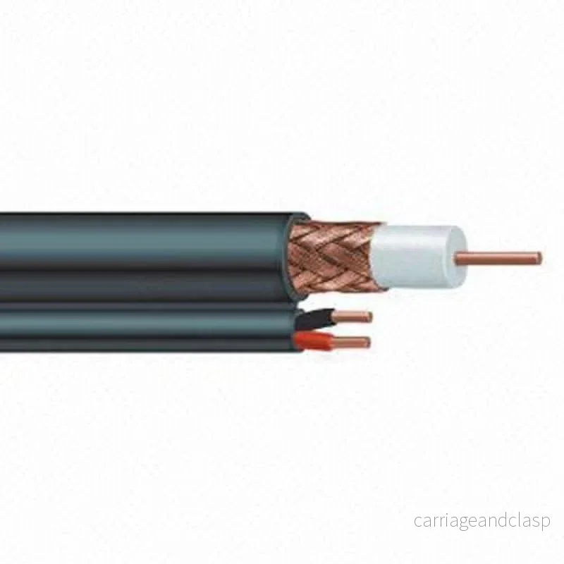 AlarmsystemExpert.co.uk Coax RG59 kombinationskabel med DC strömkabel, 100 meter - Bild 2