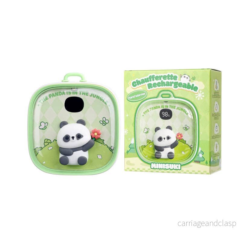 Kawaii Panda USB-handvärmare med justerbar värme, perfekt för vinter och jul - Bild 2