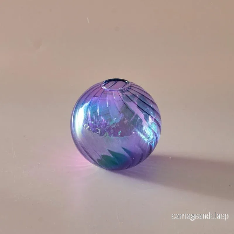 Iridescent Ball Flower Vase | Veska