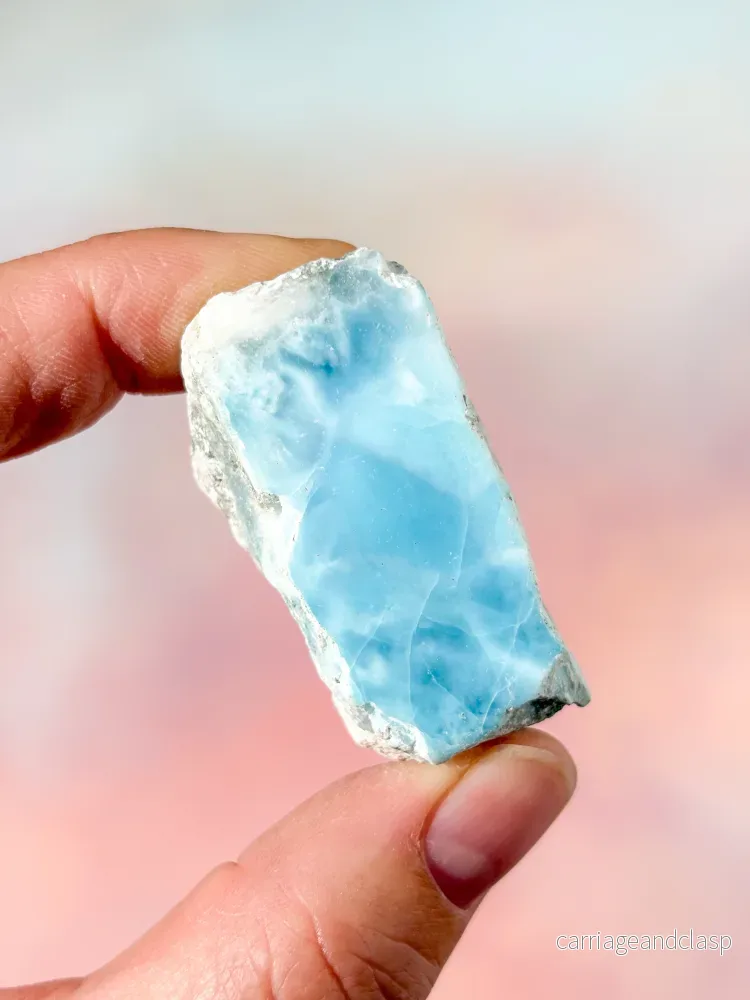Larimar Rå Polerad (Nr. 49) Exklusiv Kvalitet Larimar Rå Polerad (Nr. 49) Exklusiv Kvalitet