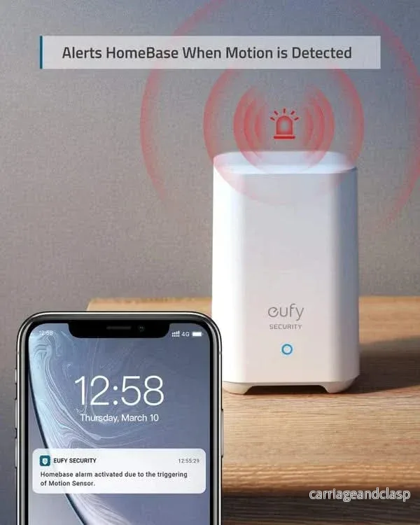 Eufy Rörelsedetektor Trådlös Vit Väggmonterad - Bild 3