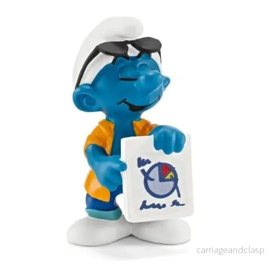 Schleich - Marknadsförings Smurfen