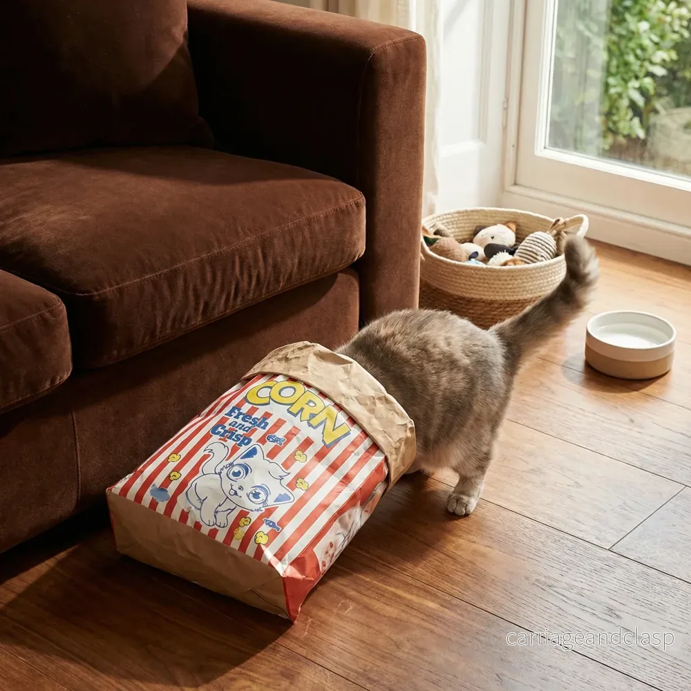 Kattens sömn & lek Kartong Popcornpåse - Bild 2