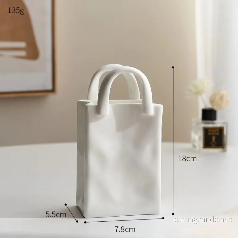 Tote-stil keramik vas | Veska
