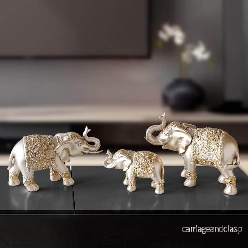Mellanöstern Äkta Elefant Figurin | Veska - Bild 3