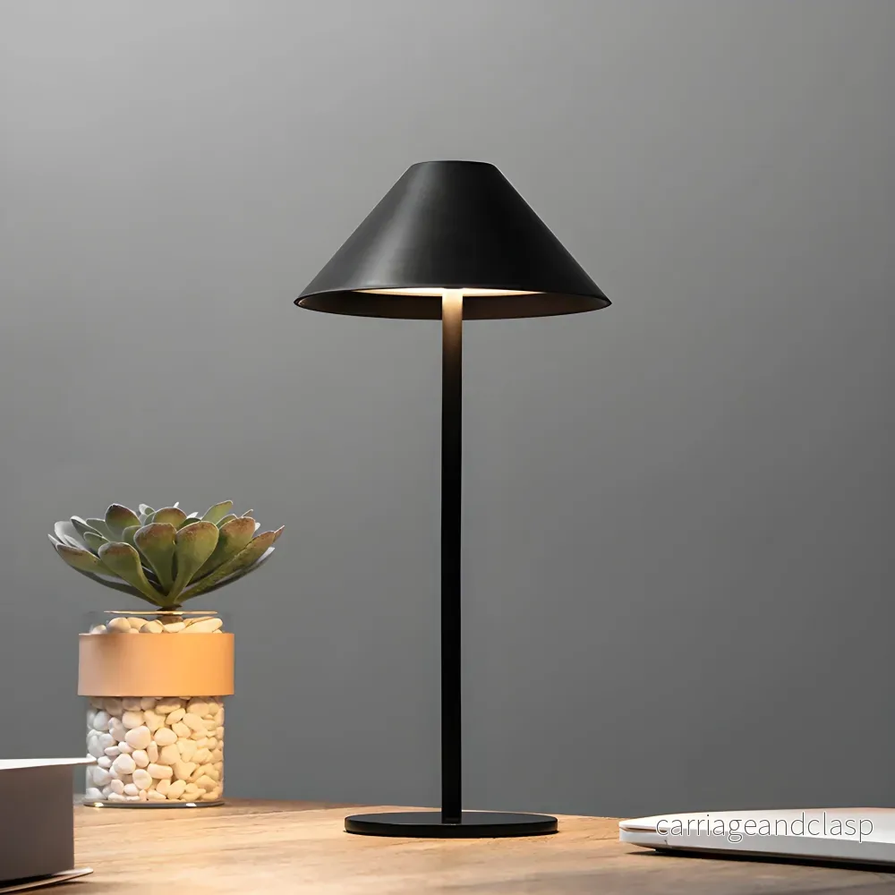 Minimalistisk dimbar Touch bordslampa - vattentät och uppladdningsbar belysning Färg | Veska - Bild 3