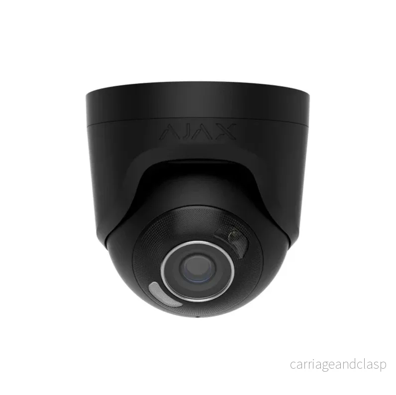 Ajax Systems TurretCam HL Black 5Mp IP-kamera med hybridbelysning