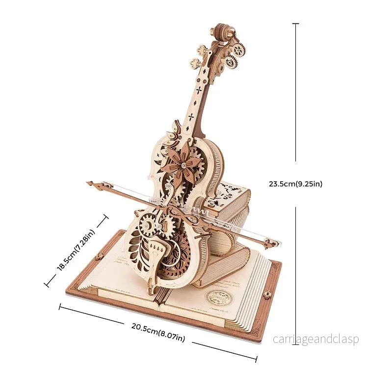 3D Magisk Mekanisk Trä Cello Pussel | Veska 3D Magisk Mekanisk Trä Cello Pussel | Veska