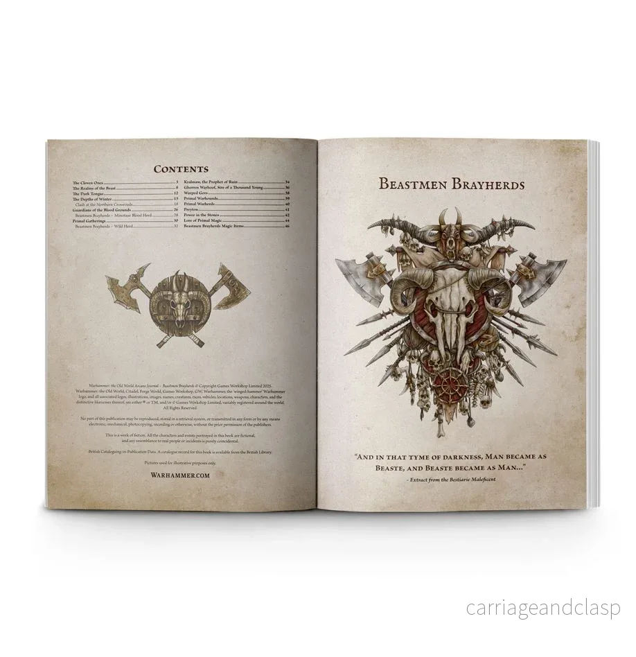 Warhammer: The Old World - Beastmen Brayherds - Arcane Journal - Bild 2