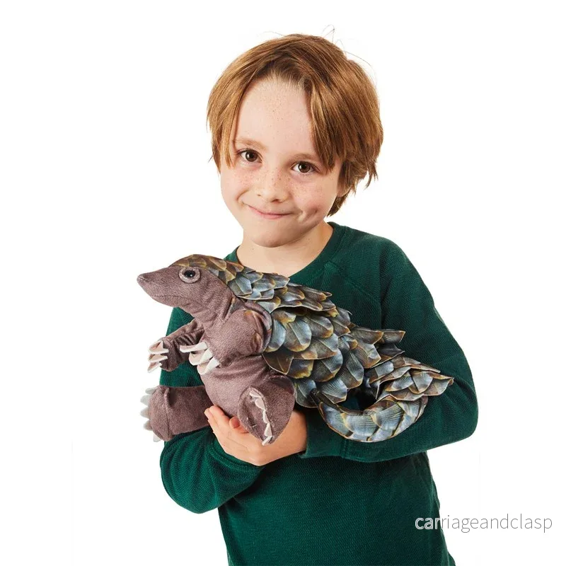Folkmanis® Puppets - Myrkott (Pangolin) Handdocka - Bild 3