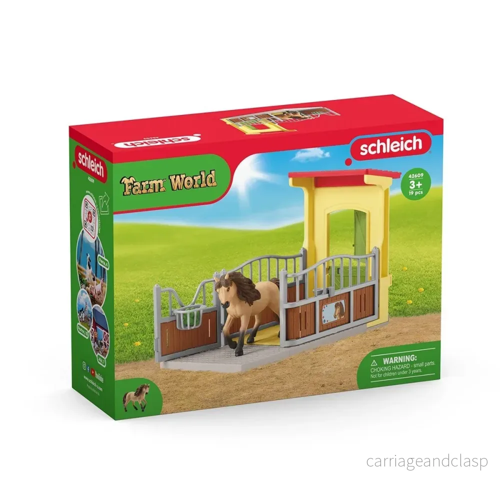 Schleich - Ponnybox med islandshingst - Bild 3