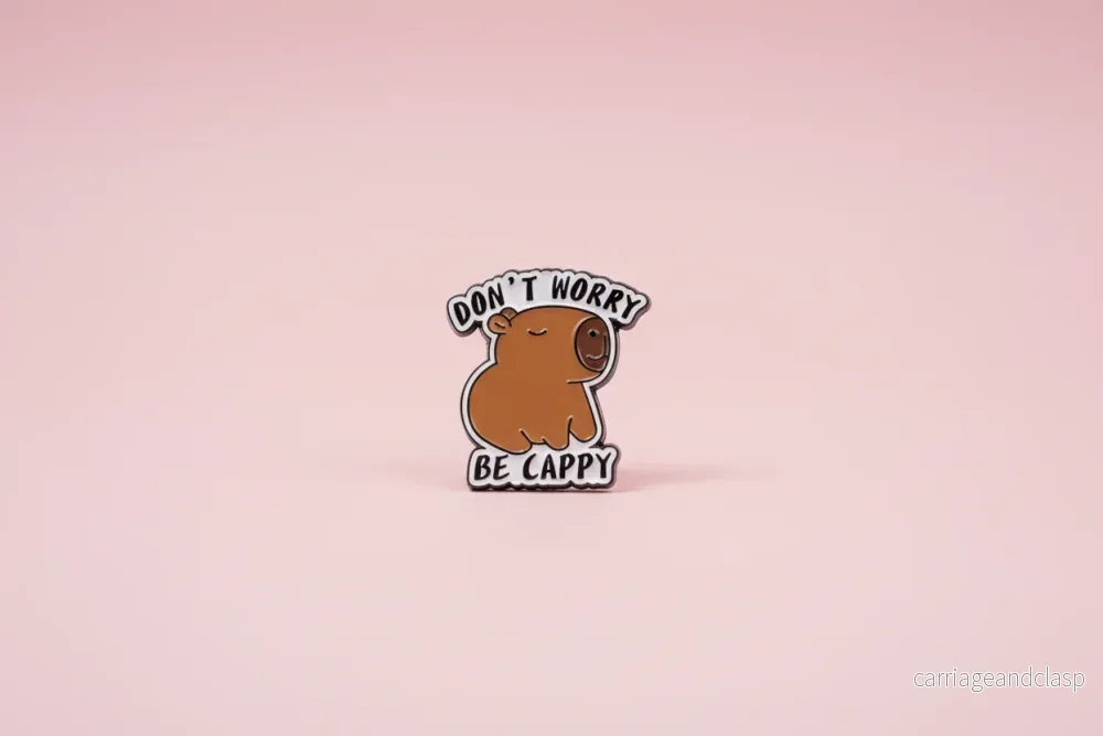 Pin – ”Don’t worry, be cappy”