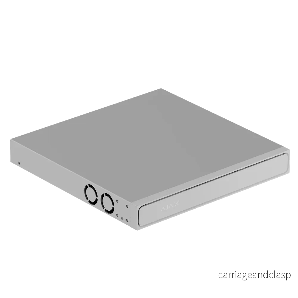 Ajax Systems NVR H2D8PAC-inspelare 8 kanaler, 8x PoE, 4K HDMI, vit Ajax Systems NVR H2D8PAC-inspelare 8 kanaler, 8x PoE, 4K HDMI, vit