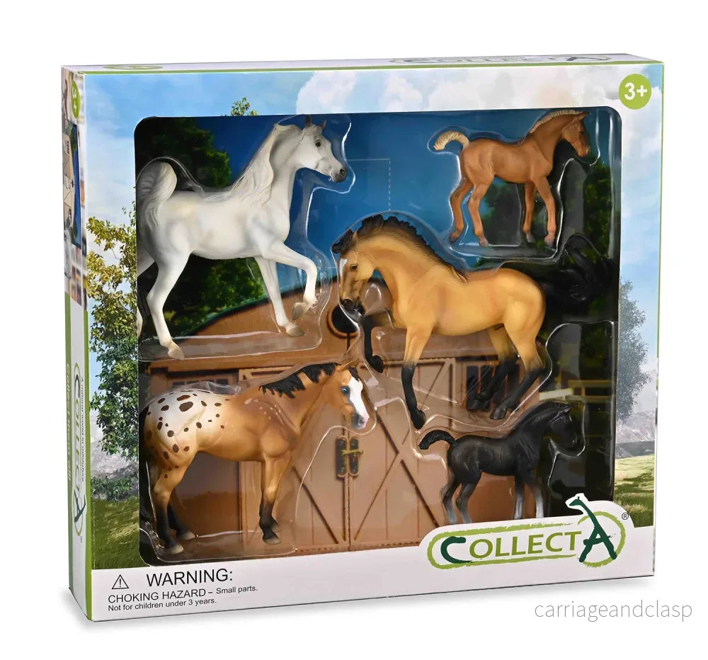 CollectA - Hästar 5 st i presentbox