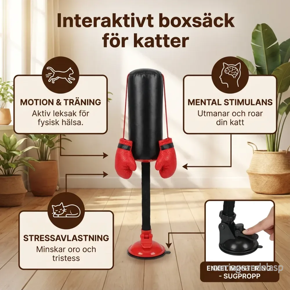 Interaktivt boxsäck för katter - Bild 2