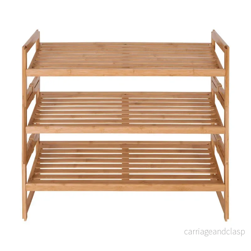 Bamboo 3-lager sko rack | Veska - Bild 3