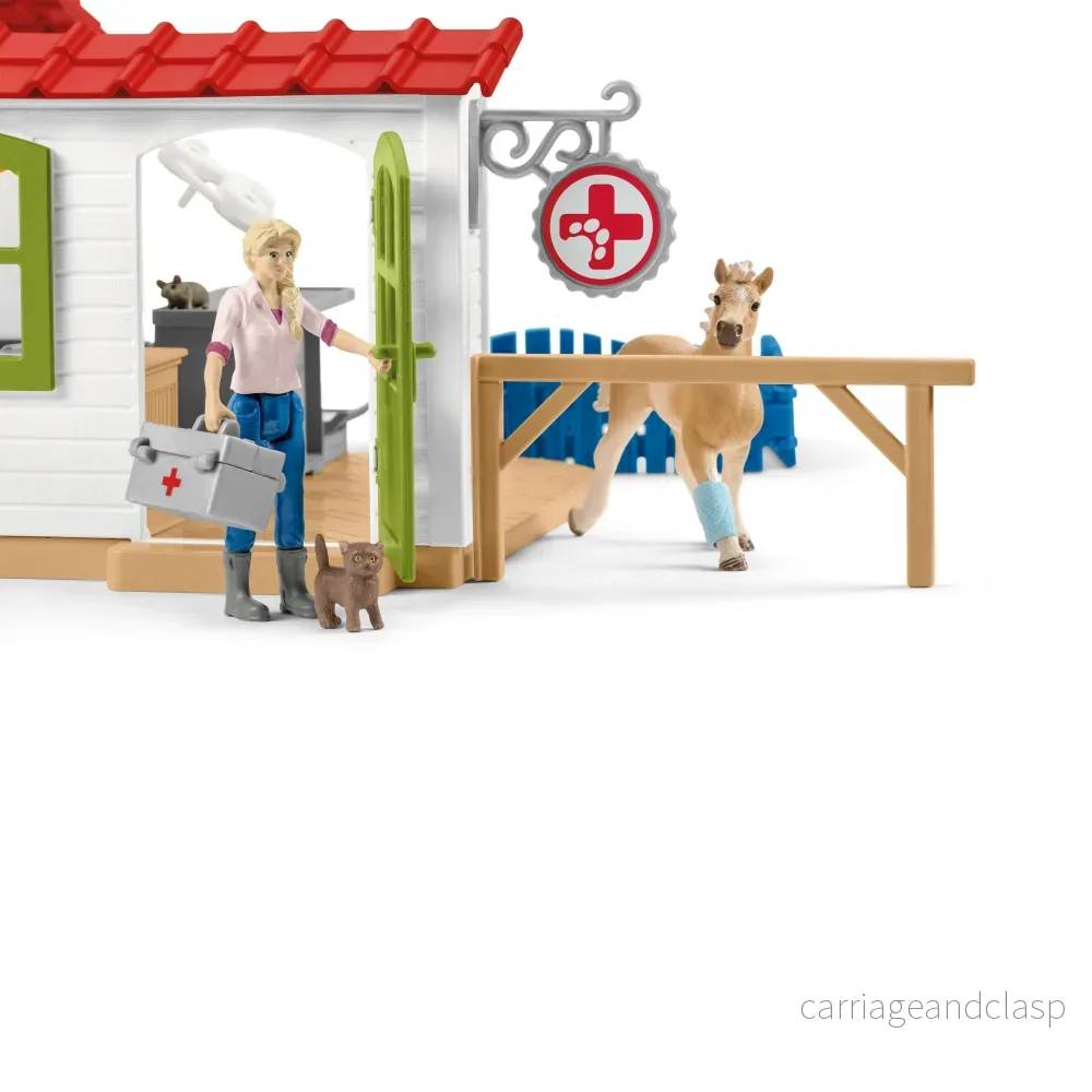Schleich - Veterinärklinik med husdjur - Bild 3